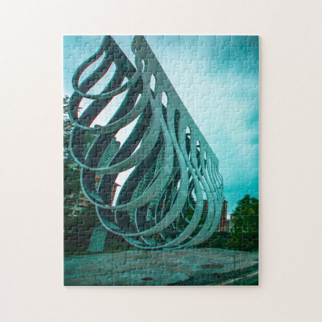 Puzzle Bishanpark Swing Sculpture Singapour. (Vertical)