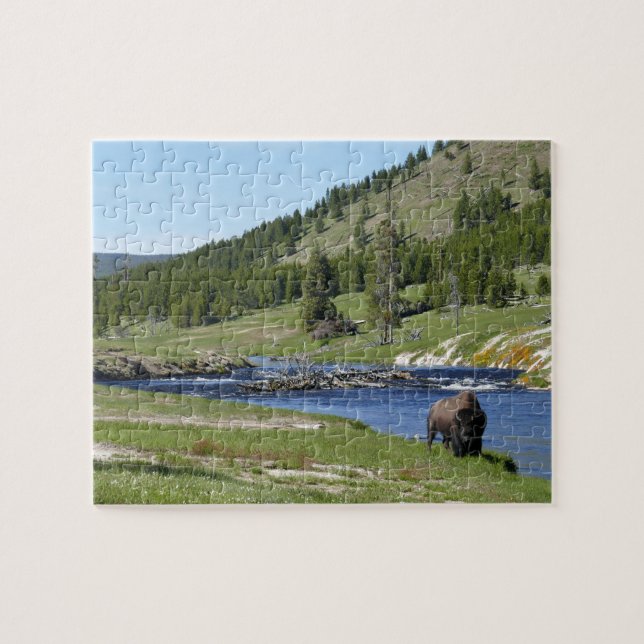 Puzzle Bison au Parc national de Yellowstone (Horizontal)
