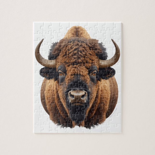 Puzzle Bison / Buffle (Vertical)