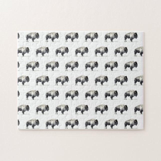 Puzzle Bison d'Amérique (Horizontal)