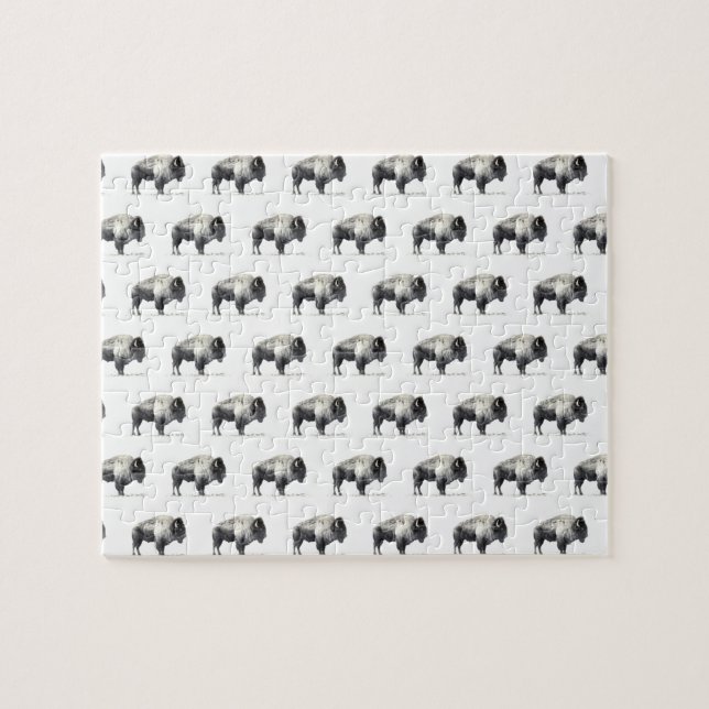 Puzzle Bison d'Amérique (Horizontal)