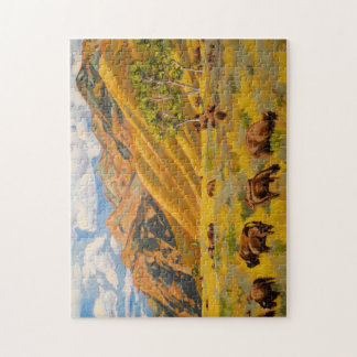 Puzzle Bison, Jackson Hole