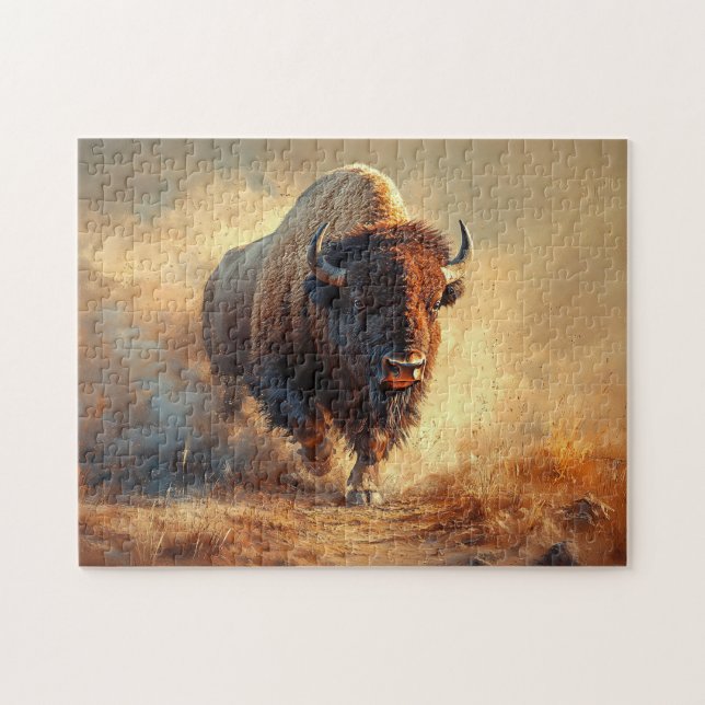 Puzzle Bison sauvage (Horizontal)