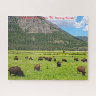 Puzzle Bisson Montana.voeux de Noël