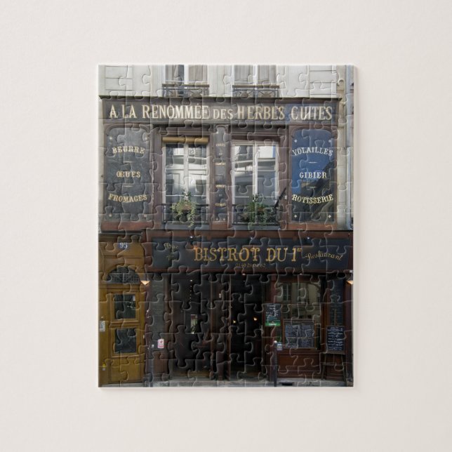 Puzzle Bistrot Dui ~ Bar à vin ~ Restaurant ~ Paris Franc (Vertical)
