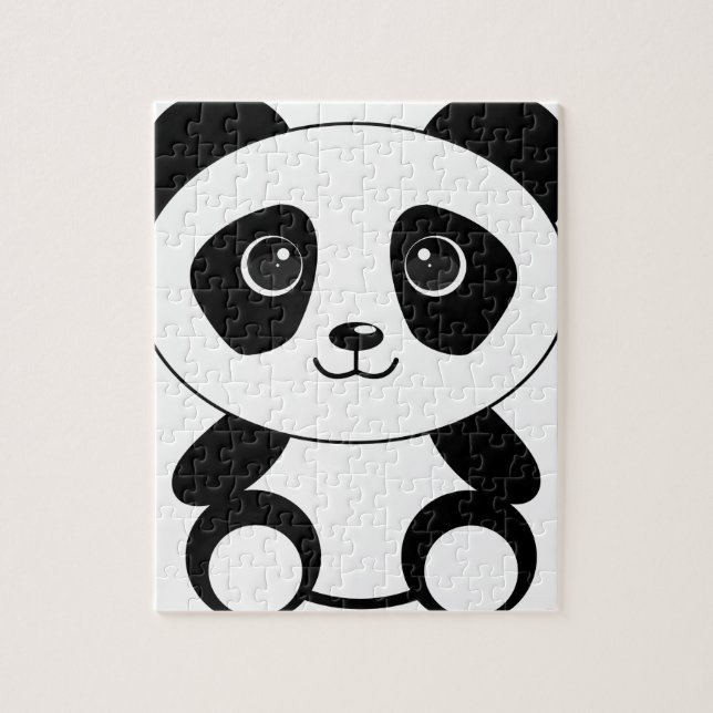 Puzzle Bizarre d'ours de panda (Vertical)