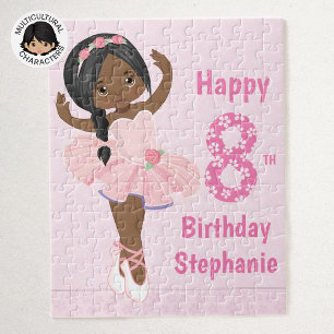 Puzzle Black Ballerina Joyeux anniversaire