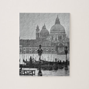 Puzzle Black Blanc Grand Canal Venise Italie Voyage