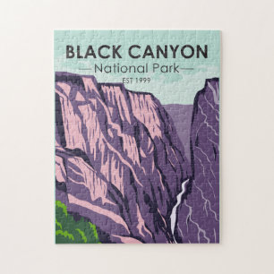 Puzzle Black Canyon Of The Gunnison National Park Vintage