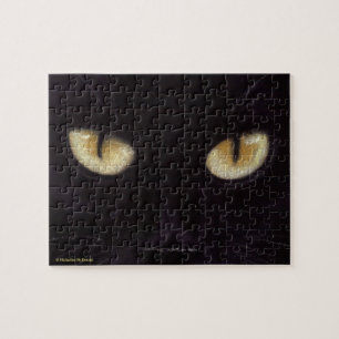 Puzzle Black Cat Eyes
