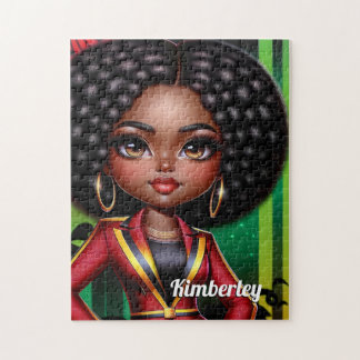 Puzzle Black girl afro-américaine