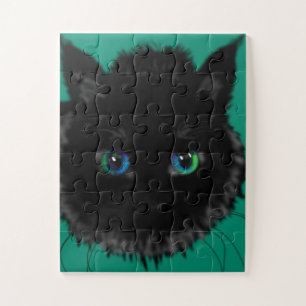 Puzzle Black Kitty