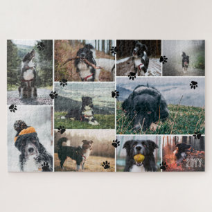 Puzzle Black Paws Add Year 10 Pet Photo Collage