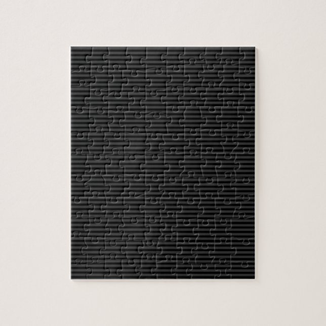 Puzzle Black & Smoky Black Narrow Vertical Stripes (Vertical)