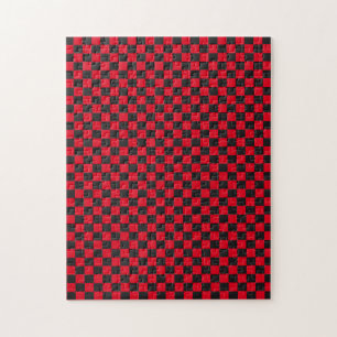Puzzle Black Squares Red Ladybug Colors Beetle