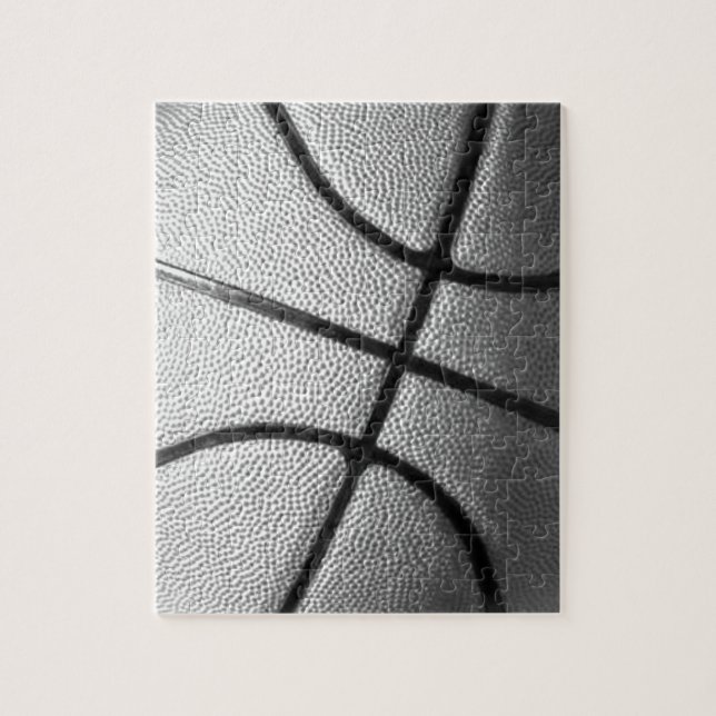 Puzzle Black & White Basketball (Vertical)