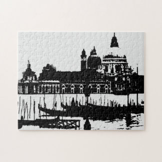Puzzle Black White Pop Art Grand Canal Venise Voyage