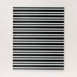 Puzzle Black White Stripes Pattern<br><div class="desc">Black White Stripes Pattern Jigsaw Puzzle</div>