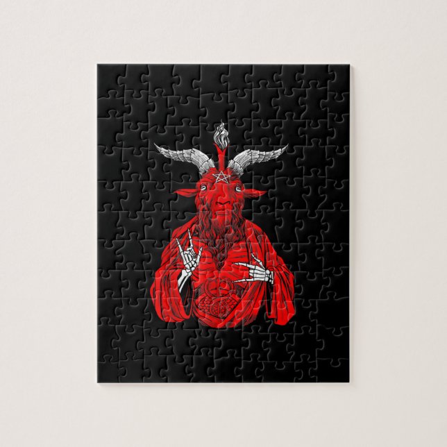 Puzzle Blackcraft Antichrist Goat Satan Baphomet (Vertical)