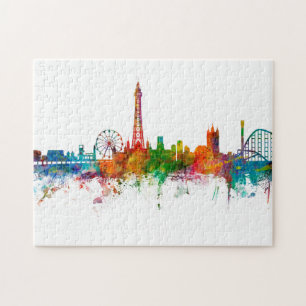 Puzzle Blackpool England Skyline