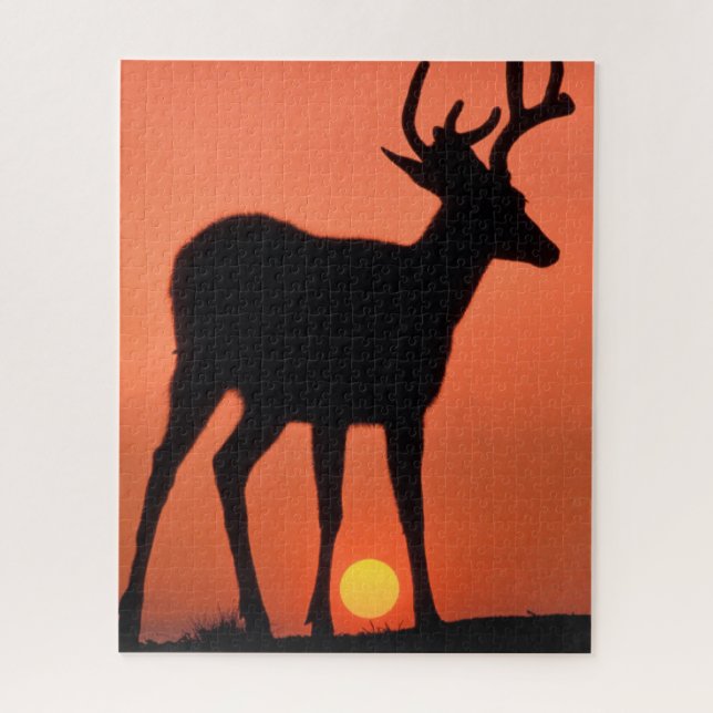Puzzle Blacktail ou Mule Deer | Parc national olympique (Vertical)