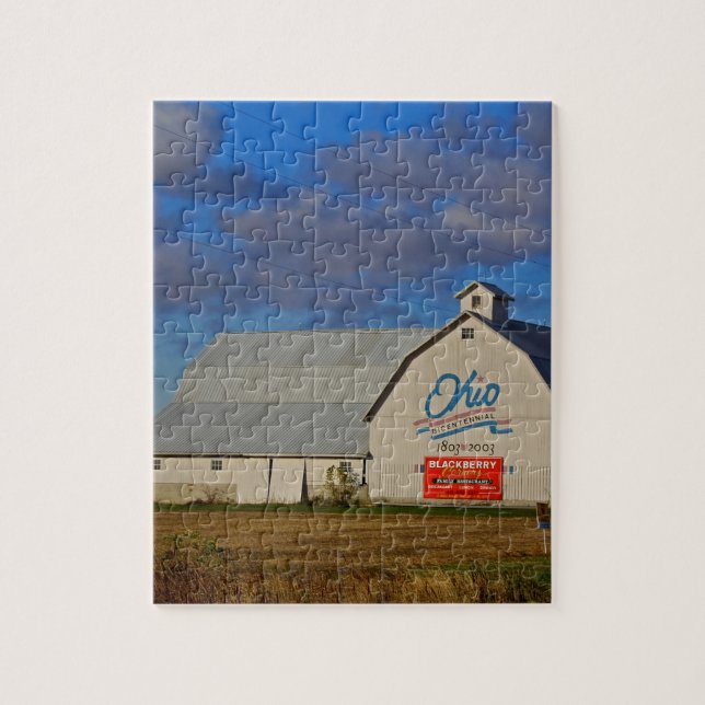 Puzzle Blanc bicentenaire de grange (Vertical)