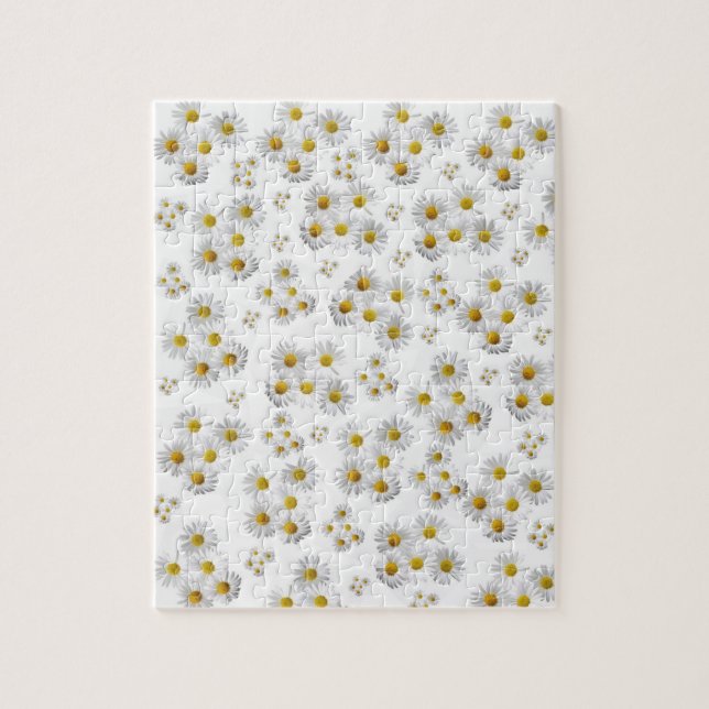 Puzzle blanc Daisy (Vertical)