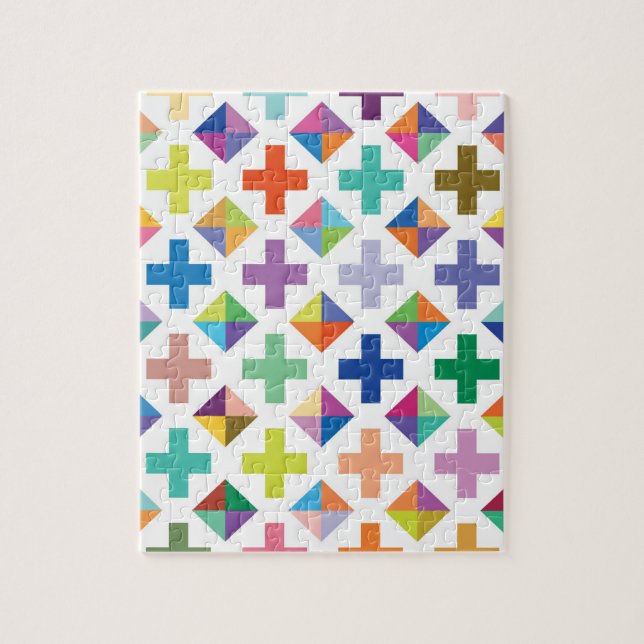 Puzzle blanc de diamant (Vertical)