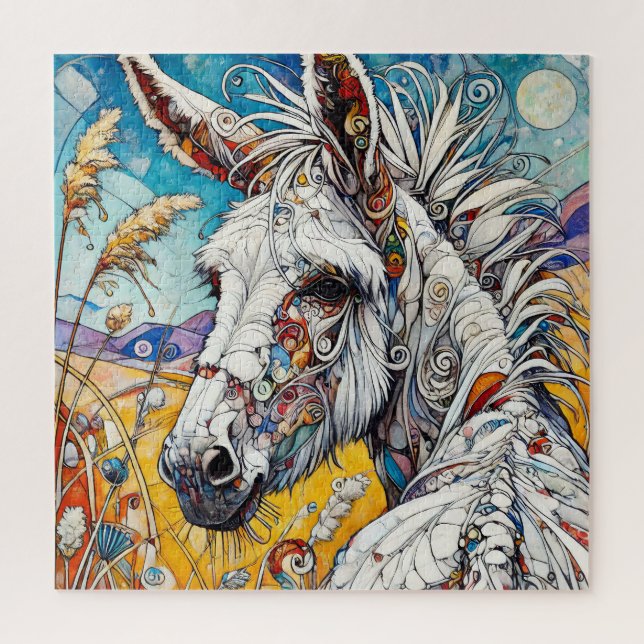 Puzzle blanc Donkey 600 pièce (Vertical)