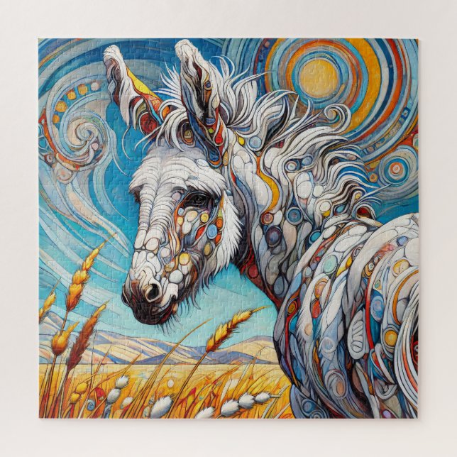 Puzzle blanc Donkey 600 pièce (Vertical)