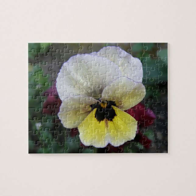 Puzzle blanc et jaune (Horizontal)