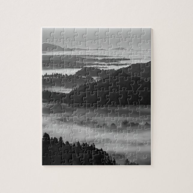 Puzzle Bled noir et blanc (Vertical)
