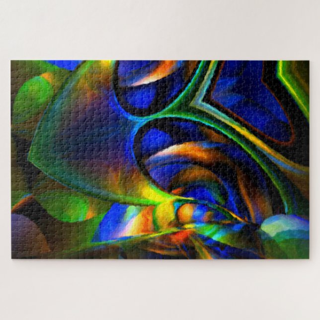 puzzle bleu (Horizontal)