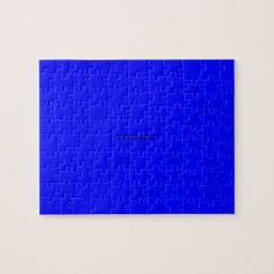 Puzzle bleu
