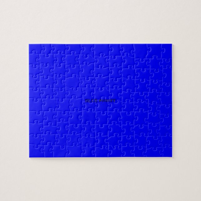Puzzle bleu (Horizontal)