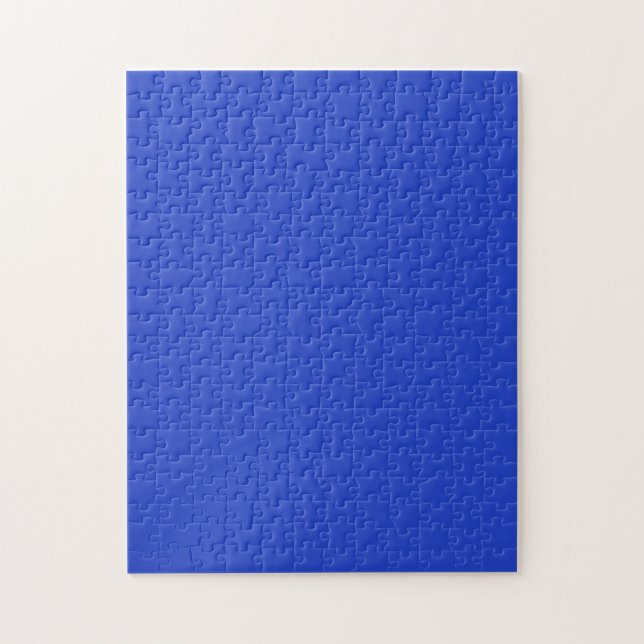 Puzzle Bleu bleu (couleur solide) (Vertical)