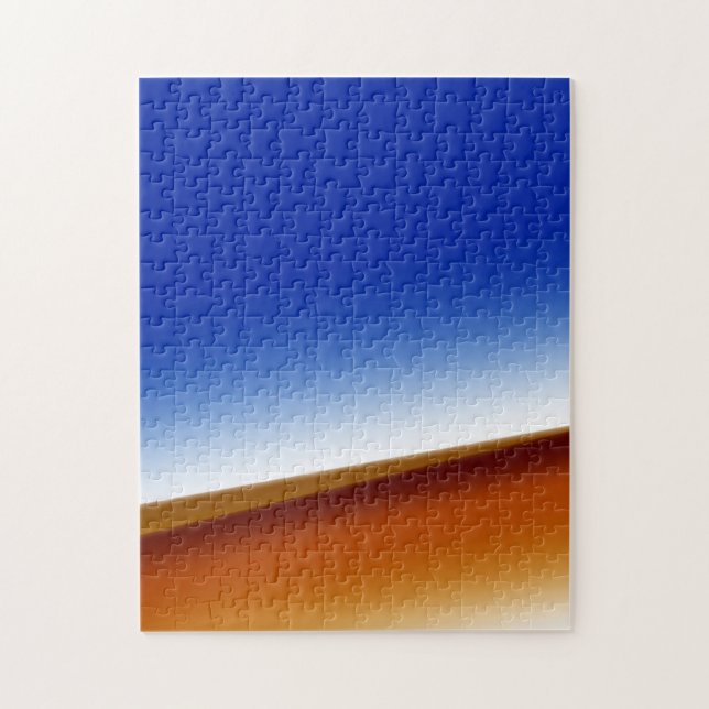 Puzzle Bleu brun blanc abstrait texture art arrière - pla (Vertical)