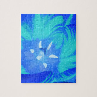Puzzle bleu clair Tulip