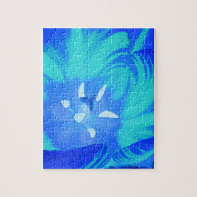 Puzzle bleu clair Tulip (Vertical)