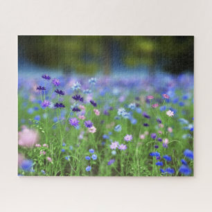 Puzzle bleu Cornflower