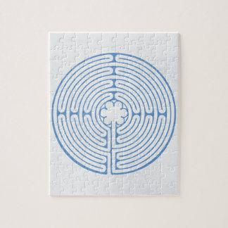 Puzzle Bleu de labyrinthe de Chartres