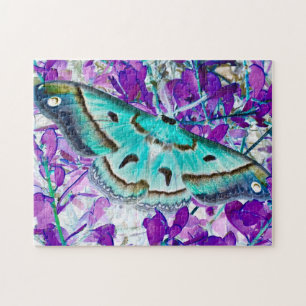 Puzzle bleu de papillon