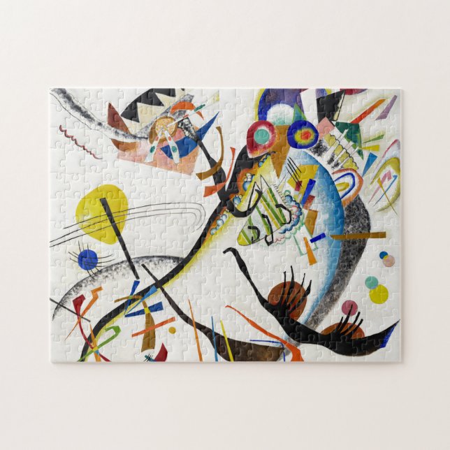Puzzle bleu de segment de Kandinsky (Horizontal)