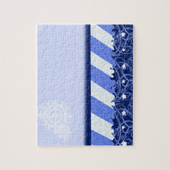 Puzzle Bleu d'hiver (Vertical)