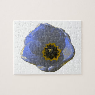 Puzzle bleu et jaune