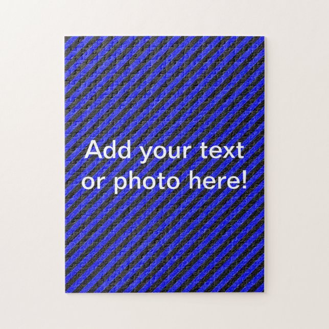 Puzzle Bleu et noir mince (Vertical)