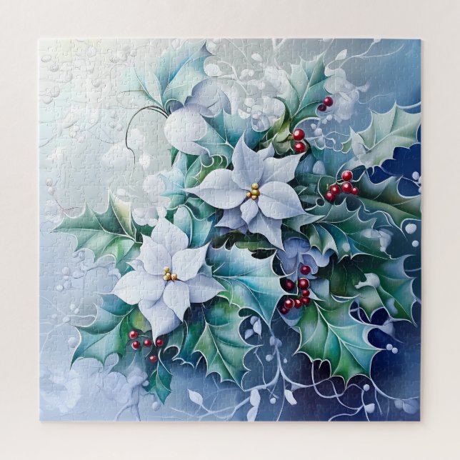 Puzzle bleu hiver (Vertical)