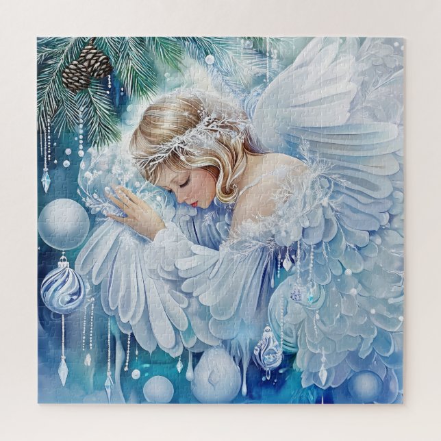 Puzzle bleu hiver (Vertical)