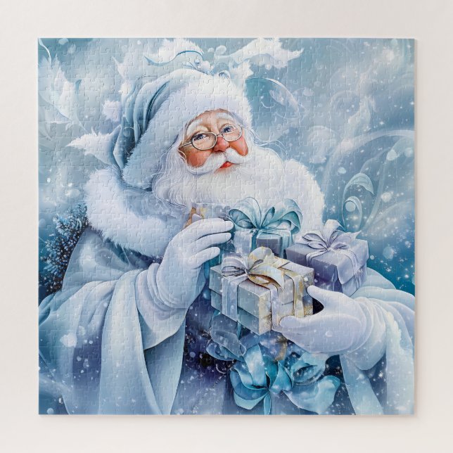 Puzzle bleu hiver (Vertical)