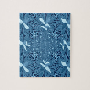 Puzzle Bleu Iridescendant.